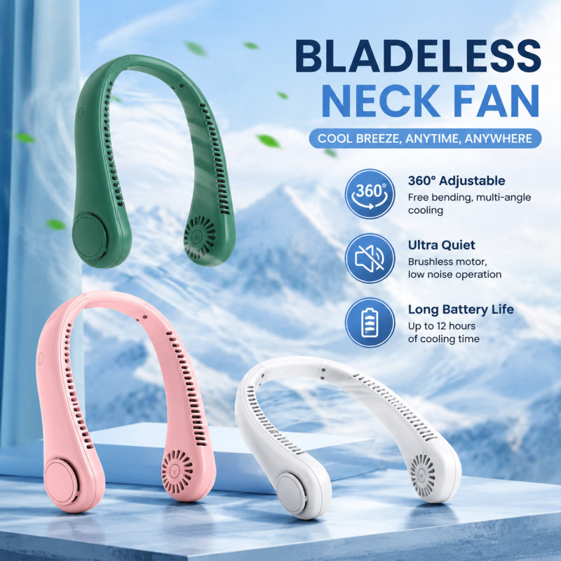 Usb Fan Silent - Nouveau ventilateur de cou sans pales