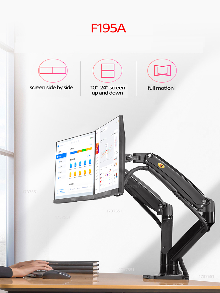 NB F195A Support d'écran doubl - Monitor Arm Single avis et prix