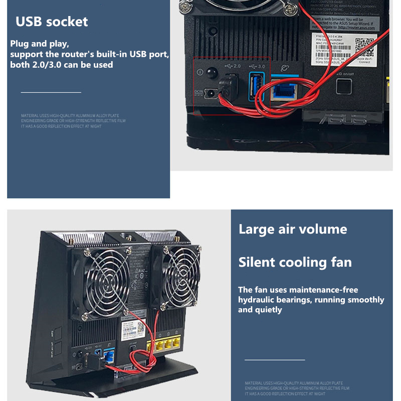Double ventilateur de refroidi - Usb Fan Silent avis et prix